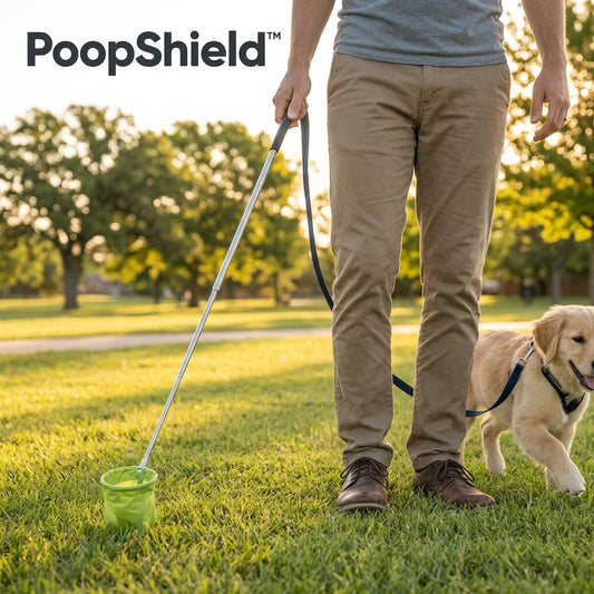 Telescopic Stainless Steel No-Touch Dog Poop Scooper