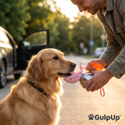 GulpUp™ 2-in-1 Dog Water Bottle & Bowl