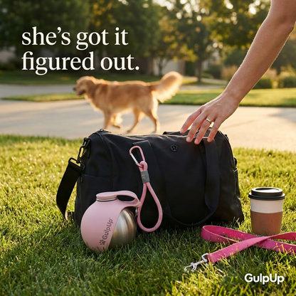 GulpUp™ 2-in-1 Dog Water Bottle & Bowl