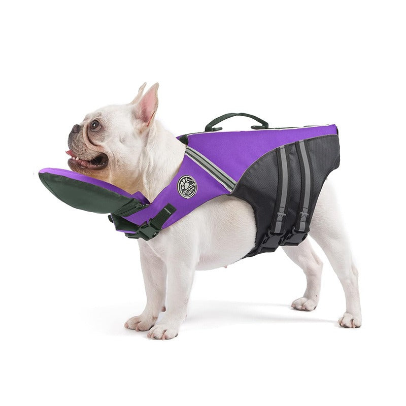 GulpUp™ SafeFloat Dog Life Jacket with Rescue Handle