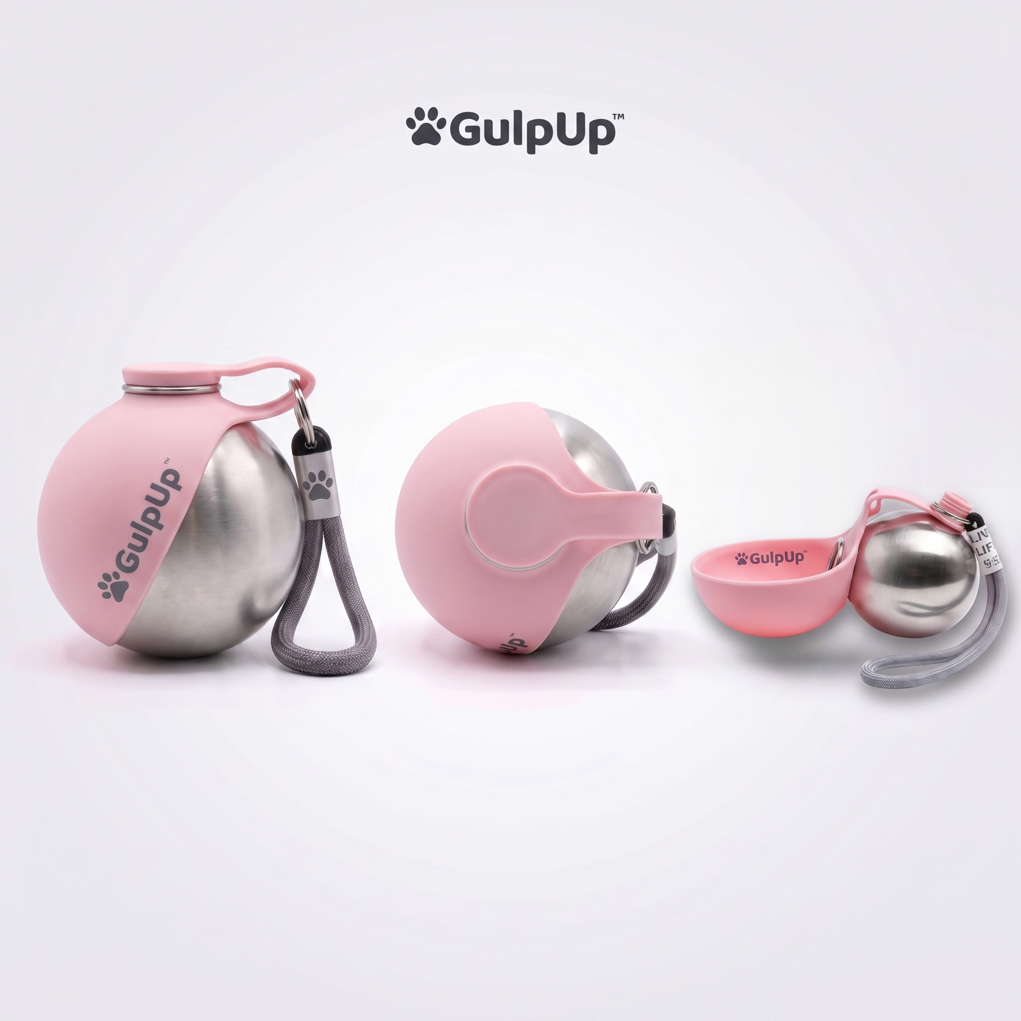 GulpUp™ 2-in-1 Dog Water Bottle & Bowl